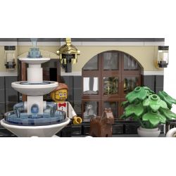 JIESTAR 89113 URGE 10194 non  QUẢNG TRƯỜNG ĐÀI PHUN NƯỚC bộ đồ chơi xếp lắp ráp ghép mô hình Creator THE FOUNTAIN SQUARE Sáng Tạo 2951 khối