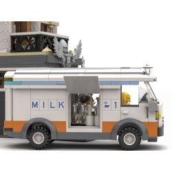 JIESTAR 89113 URGE 10194 non  QUẢNG TRƯỜNG ĐÀI PHUN NƯỚC bộ đồ chơi xếp lắp ráp ghép mô hình Creator THE FOUNTAIN SQUARE Sáng Tạo 2951 khối