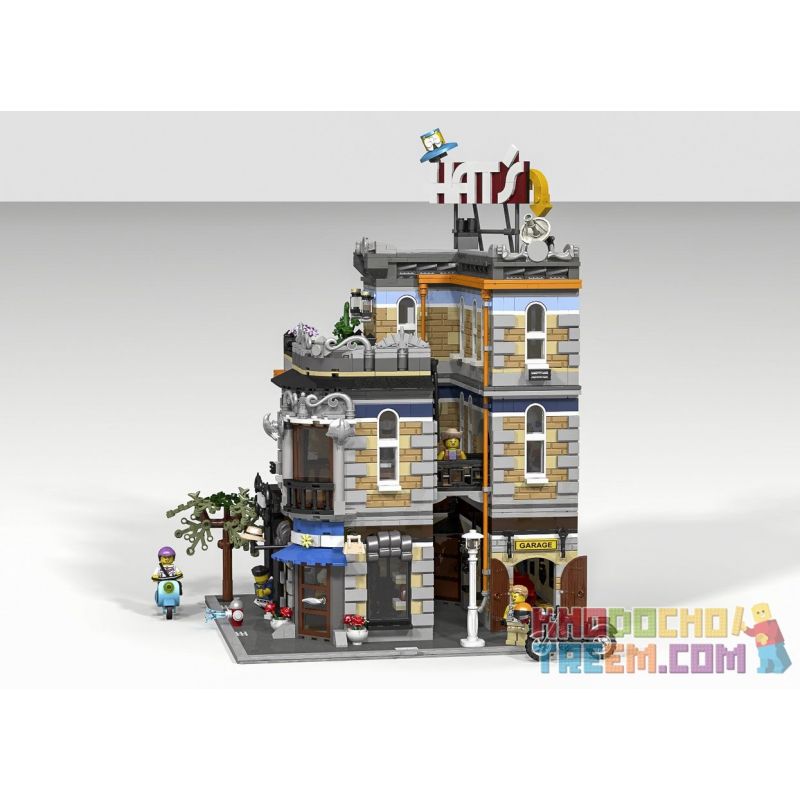 JIESTAR 89121 URGE 10192 non  CỬA HÀNG MŨ bộ đồ chơi xếp lắp ráp ghép mô hình Creator HAT´S STORE Sáng Tạo 2895 khối