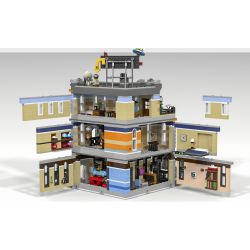 JIESTAR 89121 URGE 10192 non  CỬA HÀNG MŨ bộ đồ chơi xếp lắp ráp ghép mô hình Creator HAT´S STORE Sáng Tạo 2895 khối