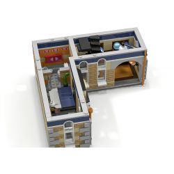 JIESTAR 89121 URGE 10192 non  CỬA HÀNG MŨ bộ đồ chơi xếp lắp ráp ghép mô hình Creator HAT´S STORE Sáng Tạo 2895 khối