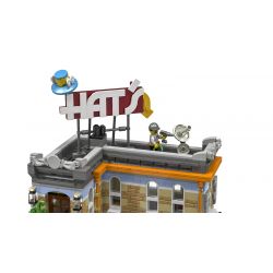 JIESTAR 89121 URGE 10192 non  CỬA HÀNG MŨ bộ đồ chơi xếp lắp ráp ghép mô hình Creator HAT´S STORE Sáng Tạo 2895 khối