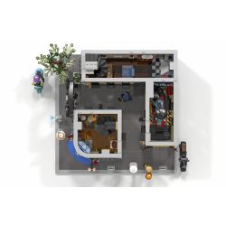 JIESTAR 89121 URGE 10192 non  CỬA HÀNG MŨ bộ đồ chơi xếp lắp ráp ghép mô hình Creator HAT´S STORE Sáng Tạo 2895 khối