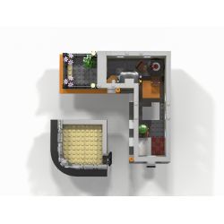 JIESTAR 89121 URGE 10192 non  CỬA HÀNG MŨ bộ đồ chơi xếp lắp ráp ghép mô hình Creator HAT´S STORE Sáng Tạo 2895 khối