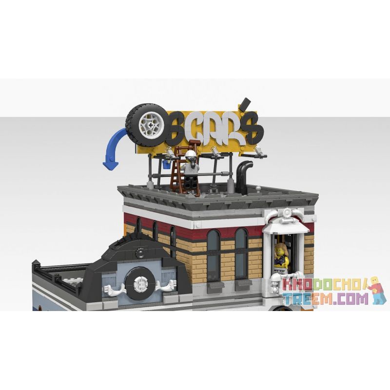 URGE 10191 non  CỬA HÀNG SỬA CHỮA Ô TÔ bộ đồ chơi xếp lắp ráp ghép mô hình Creator OSCAR´S WHEELS Sáng Tạo 2759 khối