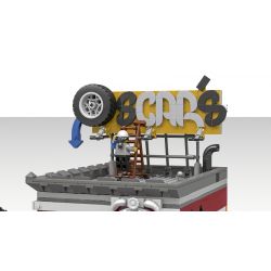 URGE 10191 non  CỬA HÀNG SỬA CHỮA Ô TÔ bộ đồ chơi xếp lắp ráp ghép mô hình Creator OSCAR´S WHEELS Sáng Tạo 2759 khối