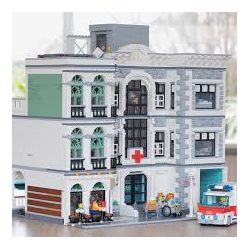 JIESTAR 89135 URGE 10188 non  BỆNH VIỆN bộ đồ chơi xếp lắp ráp ghép mô hình Creator HOSPITAL Sáng Tạo 4953 khối