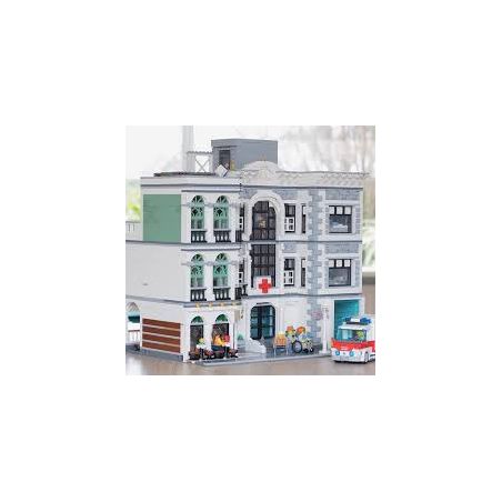 JIESTAR 89135 URGE 10188 non  BỆNH VIỆN bộ đồ chơi xếp lắp ráp ghép mô hình Creator HOSPITAL Sáng Tạo 4953 khối