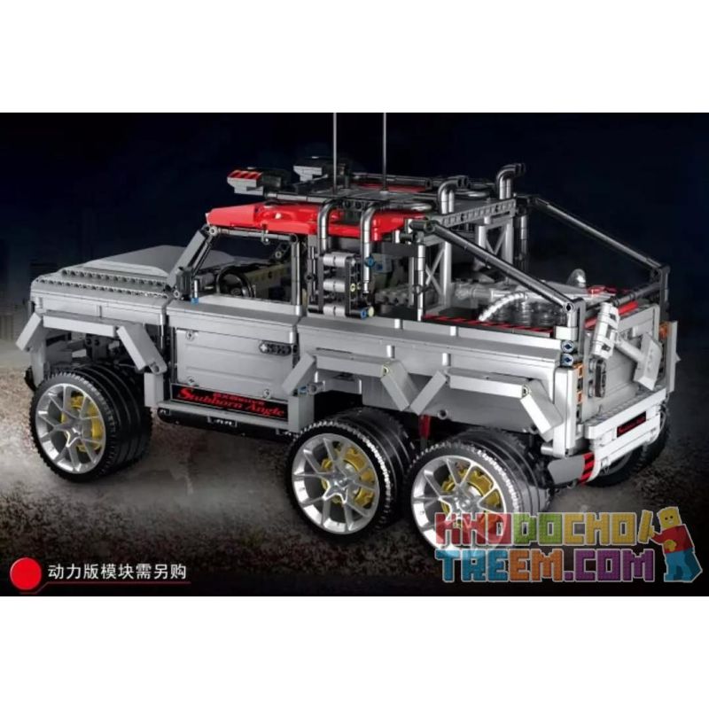 HAPPY BUILD YC-QC006 QC006 YCQC006 non  MERCEDES-BENZ G63 AMG 6X6 1:10 tỷ lệ 1:10 bộ đồ chơi xếp lắp ráp ghép mô hình  BUFF SPLENDOR Kỹ Thuật Công Nghệ Cao Mô Hình Phương Tiện 2911 khối