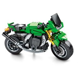 SEMBO 701112 non  KAWASAKI Z1000. bộ đồ chơi xếp lắp ráp ghép mô hình Motorcycle Motorbike Xe Hai Bánh 227 khối