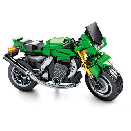 SEMBO 701112 non  KAWASAKI Z1000. bộ đồ chơi xếp lắp ráp ghép mô hình Motorcycle Motorbike Xe Hai Bánh 227 khối