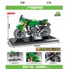 SEMBO 701112 non  KAWASAKI Z1000. bộ đồ chơi xếp lắp ráp ghép mô hình Motorcycle Motorbike Xe Hai Bánh 227 khối