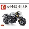 IBLOCK PL-920-185 920-185 PL920-185 SEMBO 701113 non  TRIUMPH MOTORCYCLE. bộ đồ chơi xếp lắp ráp ghép mô hình Motorcycle Motorbike TRIUMPH FROG Xe Hai Bánh 235 khối