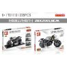 IBLOCK PL-920-185 920-185 PL920-185 SEMBO 701113 non  TRIUMPH MOTORCYCLE. bộ đồ chơi xếp lắp ráp ghép mô hình Motorcycle Motorbike TRIUMPH FROG Xe Hai Bánh 235 khối