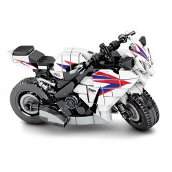 SEMBO 701114 non  HONDA CBR1000RR. bộ đồ chơi xếp lắp ráp ghép mô hình Motorcycle Motorbike Xe Hai Bánh 289 khối