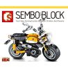 SEMBO 701115 non  XE MÁY HONDA MONKEY bộ đồ chơi xếp lắp ráp ghép mô hình Motorcycle Motorbike Xe Hai Bánh 221 khối
