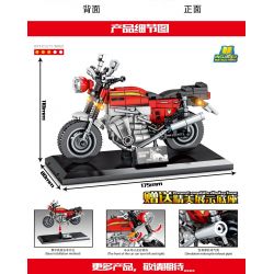 SEMBO 701116 non  HONDA CB750. bộ đồ chơi xếp lắp ráp ghép mô hình Motorcycle Motorbike HONDA MONKEY CB750 Xe Hai Bánh 282 khối