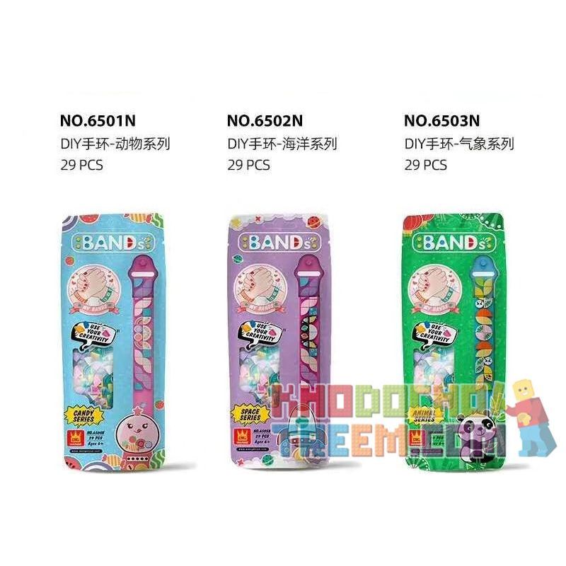 WANGE 6501N 6502N 6503N 6504N 6505N 6506N non  6 MÔ HÌNH LOẠT THÚ CƯNG ĐẠI DƯƠNG THỜI TIẾT KẸO VŨ TRỤ ĐỘNG VẬT bộ đồ chơi xếp lắp ráp ghép mô hình Miscellaneous Lung Tung 174 khối