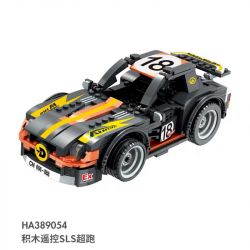 WISE BLOCK HA389054 389054 non  SIÊU XE SLS ĐIỀU KHIỂN TỪ XA bộ đồ chơi xếp lắp ráp ghép mô hình Speed Champions Racing Cars CYCLE RACING Đua Xe Công Thức 388 khối
