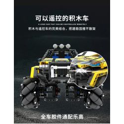 QIHUI 9802 non  STUNT DRIFT XE ĐỊA HÌNH DẪN ĐỘNG BỐN BÁNH bộ đồ chơi xếp lắp ráp ghép mô hình  Kỹ Thuật Công Nghệ Cao Mô Hình Phương Tiện 1030 khối