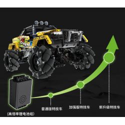 QIHUI 9802 non  STUNT DRIFT XE ĐỊA HÌNH DẪN ĐỘNG BỐN BÁNH bộ đồ chơi xếp lắp ráp ghép mô hình  Kỹ Thuật Công Nghệ Cao Mô Hình Phương Tiện 1030 khối