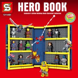 SHENG YUAN SY SY1481 1481 non  PHIÊN BẢN SƯU TẬP AVENGERS bộ đồ chơi xếp lắp ráp ghép mô hình Super Heroes HERO BOOK Siêu Nhân Anh Hùng 1012 khối