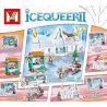 MINGER MG126 non  4 LOẠI LÂU ĐÀI BĂNG bộ đồ chơi xếp lắp ráp ghép mô hình Frozen ICEQUEER II Nữ Hoàng Băng Giá 432 khối
