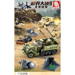 SLUBAN M38-B0812 B0812 0812 M38B0812 38-B0812 non  MẶT TRẬN CHIẾN TRANH bộ đồ chơi xếp lắp ráp ghép mô hình World War Ii Chiến Tranh Thế Giới Thứ 2 552 khối