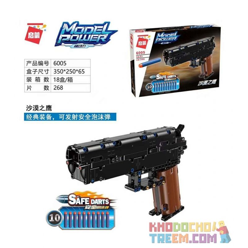 Enlighten 6005 Qman 6005 non  ĐẠI BÀNG SA MẠC bộ đồ chơi xếp lắp ráp ghép mô hình  MODEL POWER Kỹ Thuật Công Nghệ Cao Mô Hình Phương Tiện 268 khối