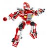 PanlosBrick 605001 Panlos Brick 605001 non  6 TỔ HỢP ROBOT CHỮA CHÁY bộ đồ chơi xếp lắp ráp ghép mô hình Transformers ASSEMBLY ROBOT Robot Đại Chiến Người Máy Biến Hình 271 khối