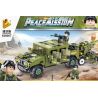 PanlosBrick 636007 Panlos Brick 636007 non  GIẢI CỨU VŨ TRANG bộ đồ chơi xếp lắp ráp ghép mô hình Peacemission Nhiệm Vụ Gìn Giữ Hòa Bình 479 khối