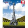HAPPY BUILD YC-20001 20001 YC20001 non  THÁP EIFFEL Ở PARIS PHÁP 1 400 tỷ lệ 1:400 bộ đồ chơi xếp lắp ráp ghép mô hình Architecture ARCHITECTURE THE EIFFEL TOWER Công Trình Kiến Trúc 1212 khối