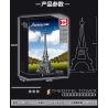 HAPPY BUILD YC-20001 20001 YC20001 non  THÁP EIFFEL Ở PARIS PHÁP 1 400 tỷ lệ 1:400 bộ đồ chơi xếp lắp ráp ghép mô hình Architecture ARCHITECTURE THE EIFFEL TOWER Công Trình Kiến Trúc 1212 khối