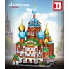 HAPPY BUILD YC-20003 20003 YC20003 non  NHÀ THỜ CHÚA CỨU THẾ TRÊN MÁU ĐỔ Ở ST.PETERSBURG NGA 1 400 tỷ lệ 1:400 bộ đồ chơi xếp lắp ráp ghép mô hình Architecture ARCHITECTURE ST.PETERSBURG Công Trình Kiến Trúc 1298 khối