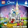 PRCK 69651 non  LÂU ĐÀI DISNEY NHỎ bộ đồ chơi xếp lắp ráp ghép mô hình Medieval Castle Chiến Tranh Trung Cổ 348 khối