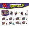 BOZHI 137 non  NINJA RÙA ĐỘT BIẾN TUỔI TEEN bộ đồ chơi xếp lắp ráp ghép mô hình Teenage Mutant Ninja Turtles TURTLES 2