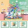 YURI 66111 non  ĐU QUAY bộ đồ chơi xếp lắp ráp ghép mô hình City Modern Paradise FERRIS WHEEL Thành Phố Thiên Đường Hiện Đại 624 khối