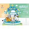 YURI 66114 non  BĂNG CHUYỀN bộ đồ chơi xếp lắp ráp ghép mô hình City Modern Paradise MERRY-GO-ROUND Thành Phố Thiên Đường Hiện Đại 708 khối