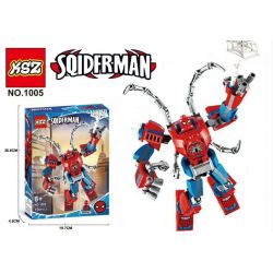 XSZ KSZ 1005 non  NGƯỜI NHỆN bộ đồ chơi xếp lắp ráp ghép mô hình Marvel Super Heroes SPIDER MAN Siêu Anh Hùng Marvel 156 khối