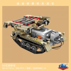 GBL KY1012 1012 non  XE LOẠI 84 CẦU bộ đồ chơi xếp lắp ráp ghép mô hình  PROJECT MACHINE TYPE 84 BRIDGE CAR Kỹ Thuật Công Nghệ Cao Mô Hình Phương Tiện 586 khối