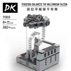 DK 7003 non  KHUNG CÂN BẰNG CĂNG THẲNG MILLENNIUM FALCON bộ đồ chơi xếp lắp ráp ghép mô hình Star Wars TENSEGRITY BALANCES THE MILLENNIUM FALCON Chiến Tranh Giữa Các Vì Sao 282 khối