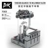 DK 7003 non  KHUNG CÂN BẰNG CĂNG THẲNG MILLENNIUM FALCON bộ đồ chơi xếp lắp ráp ghép mô hình Star Wars TENSEGRITY BALANCES THE MILLENNIUM FALCON Chiến Tranh Giữa Các Vì Sao 282 khối