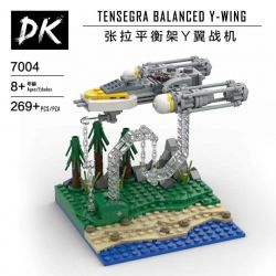 DK 7004 non  MÁY BAY CHIẾN ĐẤU GIMBAL Y-WING CĂNG THẲNG bộ đồ chơi xếp lắp ráp ghép mô hình Star Wars TENSEGRITY BALANCES Y-WING Chiến Tranh Giữa Các Vì Sao 269 khối