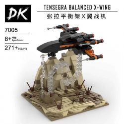 DK 7005 non  MÁY BAY CHIẾN ĐẤU GIMBAL X-WING CĂNG THẲNG bộ đồ chơi xếp lắp ráp ghép mô hình Star Wars TENSEGRITY BALANCES X-WING Chiến Tranh Giữa Các Vì Sao 271 khối