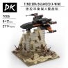 DK 7005 non  MÁY BAY CHIẾN ĐẤU GIMBAL X-WING CĂNG THẲNG bộ đồ chơi xếp lắp ráp ghép mô hình Star Wars TENSEGRITY BALANCES X-WING Chiến Tranh Giữa Các Vì Sao 271 khối