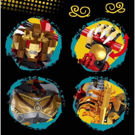 19002 non  VUA KHỈ bộ đồ chơi xếp lắp ráp ghép mô hình 330 khối