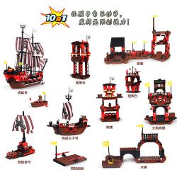 WOMA J5694 5694 non  CÁ MẬP HỔ bộ đồ chơi xếp lắp ráp ghép mô hình Creator Sáng Tạo 953 khối