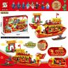 SHENG YUAN SY SY1525 1525 non  DU THUYỀN NGẮM CẢNH TRÊN RỒNG bộ đồ chơi xếp lắp ráp ghép mô hình Seasonal Mùa Lễ Hội 956 khối