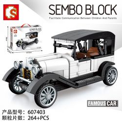 IBLOCK PL-920-138 920-138 PL920-138 SEMBO 607403 non  CITROEN LOẠI A bộ đồ chơi xếp lắp ráp ghép mô hình Racers FAMOUS CAR CITROEN TYPE 1919 Đua Tốc Độ 264 khối