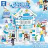 ZHEGAO QL1140 1140 non  NGÔI NHÀ BĂNG LILY MƯỢT bộ đồ chơi xếp lắp ráp ghép mô hình Winasor Castle Lâu Đài Winasor 351 khối